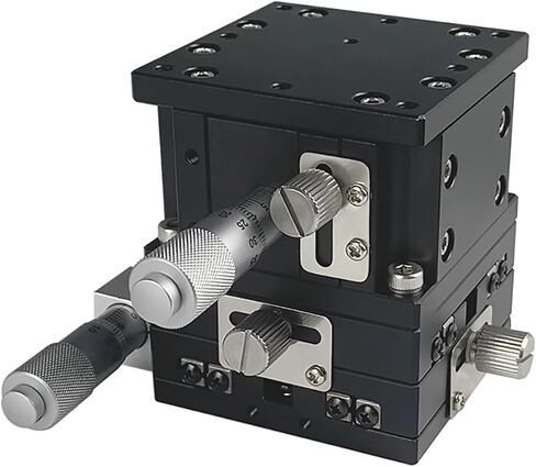 XYZ محور 60*60 مللي متر LD60-LM-2 تضميد خطي عالي الدقة منصة انزلاق تحمل ضبط مزدوج عبر السكك الحديدية in Kuwait