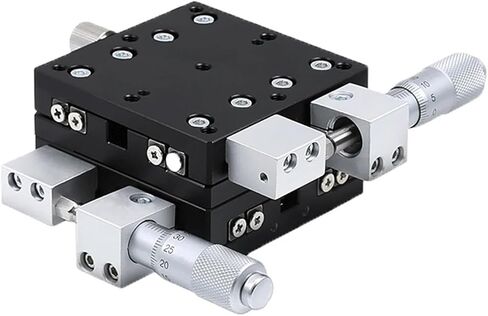 Cross Rail Type XY Axis 100 * 100 LY100-R LY100-L LY100-C Manual Displacement Platform Micrometer Sliding Stage Trimming Station(LY100-R) in Kuwait