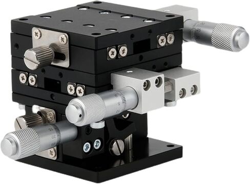XYZ محور LD60 60x60 محطة التشذيب دليل الدقة النزوح منصة الخطية المرحلة انزلاق الجدول 60*60 مللي متر XYZ60(LD60-LM) in Kuwait