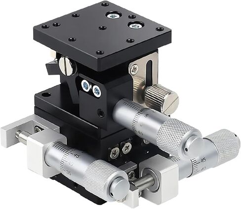 XYZ محور 40x40 LD40-LM محطة الضبط الدقيق للتشذيب منصة الإزاحة اليدوية منصة خطية للمرحلة المنزلقة دليل الأسطوانة المتقاطعة (LD40-RM) in Kuwait