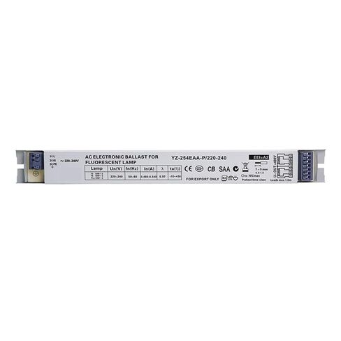 الصابورة الإلكترونية YZ-254EAA 220-240 فولت 2*54 واط T5 كوابح لـ HO أنبوب مصباح الفلورسنت حوض السمك 58 واط * 2 in Kuwait