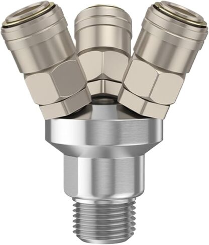 Quick Connector C Self-locking Round Two/Tee; Tee 4 Inch | Selflocking in Kuwait