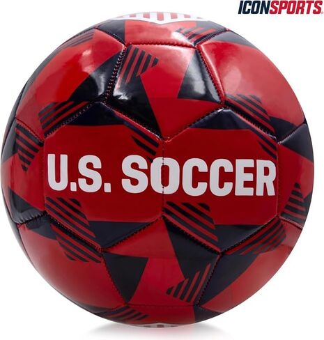 كرة قدم Icon Sports مرخصة رسميًا من اتحاد كرة القدم الأمريكي USMNT مقاس 5 - باتريوت ستار in Kuwait