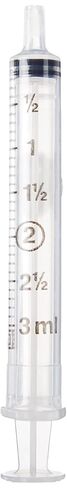 BD 309656 Plastipak Disposable Syringe Without Needle, Slip Tip, 3mL Capacity, Pack of 200 in Kuwait