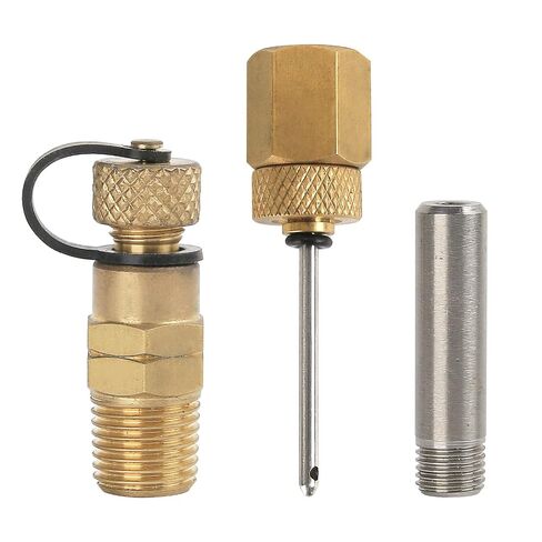 مقياس الضغط المملوء بالجلسرين من MEASUREMAN، 0-100psi/kpa، مع محول قياس النحاس 1/4NPT طقم قياس الضغط الأنثوي in Kuwait