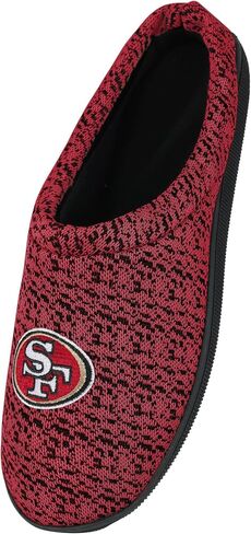 روب حمام Northwest NFL San Francisco 49ers للجنسين، مقاس كبير/كبير جدًا، ألوان الفريق وFOCO NFL San Francisco 49ers شبشب رجالي من البوليستر المحبوك، لون الفريق، كبير (11-12) in Kuwait