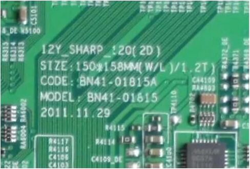 متوافق مع لوحة المنطق سامسونج UA60EH6000R 12Y_SHARP_120(2D) BN41-01815A in Kuwait