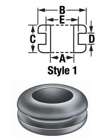 دلو هولندي للزراعة المائية بحلقات مطاطية للاستخدام مع أنبوب SCH 40 PVC مقاس 1/2 بوصة، فتحة محفورة مقاس 1 بوصة - عبوة من 10 قطع in Kuwait