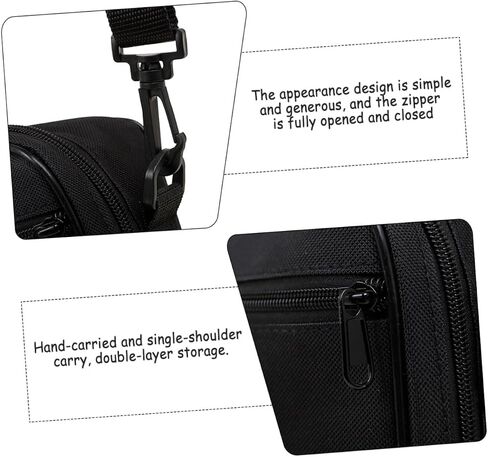 STOBAZA Waterproof Oxford Cloth Oboe Shoulder Bag Black, Lightweight Instrument Carrying Case with Handle for Oboe Storage and Daily Use in Kuwait