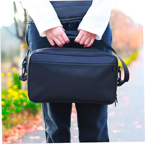 STOBAZA Waterproof Oxford Cloth Oboe Shoulder Bag Black, Lightweight Instrument Carrying Case with Handle for Oboe Storage and Daily Use in Kuwait