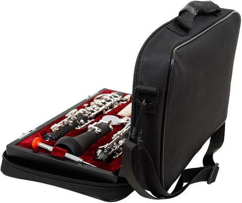 STOBAZA Waterproof Oxford Cloth Oboe Shoulder Bag Black, Lightweight Instrument Carrying Case with Handle for Oboe Storage and Daily Use in Kuwait