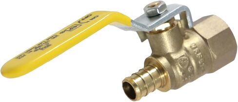 XFITTING Barb Crimp Pex 1/2 Inch x 1/2 Female Ball Valve, 24-1-7=1X, 1 Piece in Kuwait