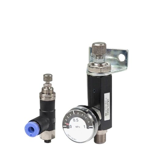 صمام تنظيم الضغط الهوائي ARJ210-M5 الهواء ARJ1020 تخفيض الغاز 11 قطعة (ARJ1020F-M5-04) in Kuwait