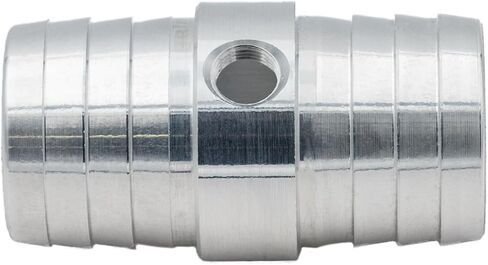 ICT Billet 1-1/4" to 1-1/4" hose barb with 1/4" npt port Designed and Manufactured in the United States of America AN627-20x250 in Kuwait