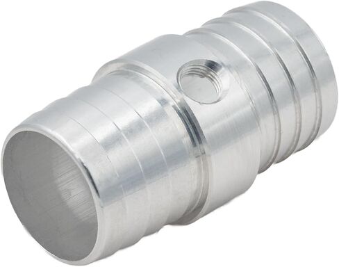 ICT Billet 1-1/4" to 1-1/4" hose barb with 1/4" npt port Designed and Manufactured in the United States of America AN627-20x250 in Kuwait