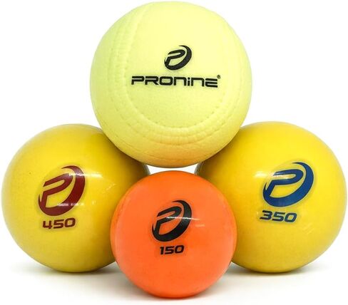 حزمة تدريب البيسبول ProNine Sports - كرات رملية مرجحة (3 أحجام) وبيسبول رغوي - معدات تدريب قوة الرمي وتكييف الذراع والميكانيكا للاعبين والمدربين in Kuwait