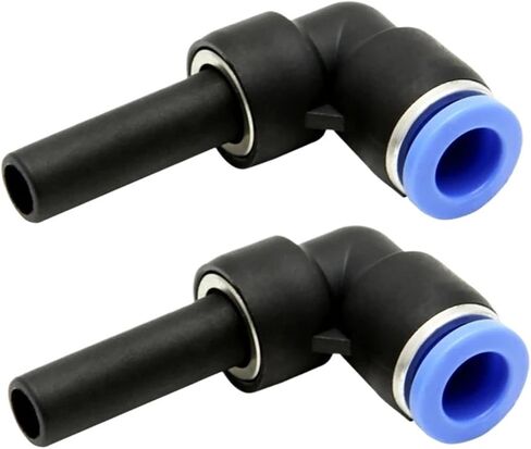 Pneumatic Connector PLJ 4/6/8/10/12 Bent-through Lever Tubular Insertion-type Push-through Elbow Connector 10Pcs(PLJ08-08) in Kuwait