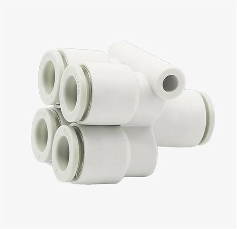 Y-Type Five-Way PRG6-04 8-06 04 Turn Four Variable Diameter 8-4 Pneumatic Connector 1Pcs(PRG12-8) in Kuwait