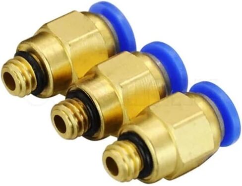 PC4-M6 4mm To M6 Pneumatic Fittings Connectors Male Straight Fitting 10Pcs in Kuwait