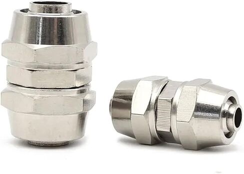 PU PG 4MM 6 8 10 12 14 16MM Straight Type Push In Fittings Pneumatic Pipe Connector 1Pcs(12MM to 16MM) in Kuwait