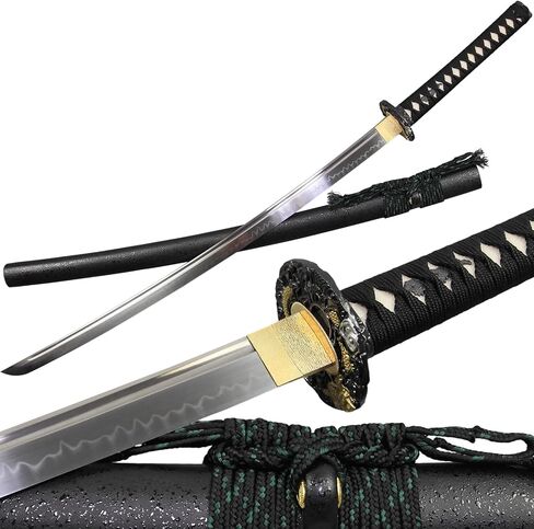 Handcrafted Premium Japanese Katana Sword with Bag and Stand in Kuwait