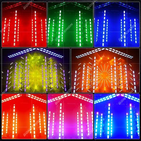 ضوء ستروب LED للمسرح بقدرة 600 واط RGBW - 960 مصباح LED مع مطاردة 16 منطقة، ورسم خرائط البكسل وتأثيرات التحكم في المنطقة، إضاءة المسرح، أضواء DMX Dj للنادي وحفلات الزفاف وأحداث المسرح (ستروب) in Kuwait
