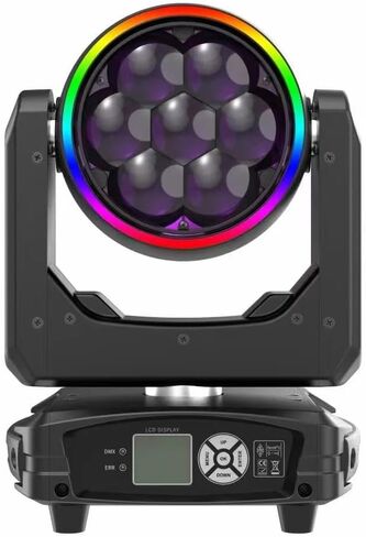 300 واط تتحرك رئيس DJ ضوء 7x40 واط LED أضواء المسرح RGBW شعاع وغسل وهالة DMX512 الصوت المنشط للحفلات نادي ديسكو الأحداث الزفاف الكنيسة الأوبرا in Kuwait