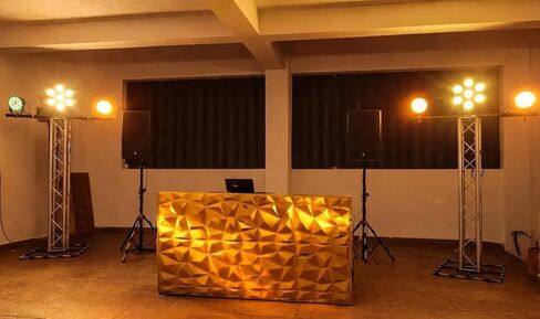 7X50W COB سداسية أضواء المسرح الرجعية RGB 63LED خلفية ستروب DMX الاسمية ضوء للمراحل، الزفاف، DJ، الطرف، النادي، ديسكو، الحدث، الكنيسة in Kuwait