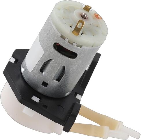 مضخة الجرعات التمعجية DC12V معدل تدفق قابل للتعديل تشغيل صامت مضخة مياه منخفضة الضوضاء لحوض السمك مختبر نقل السوائل الصيدلانية حجم أنبوب 3 مم in Kuwait