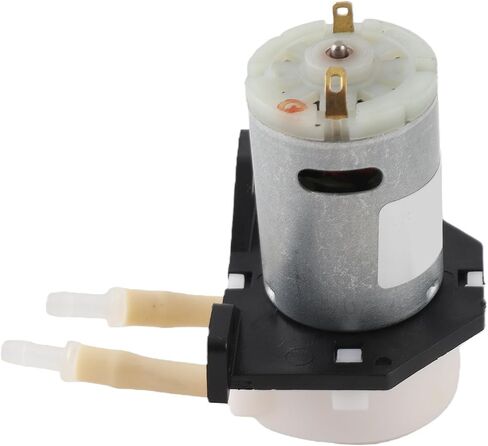 مضخة الجرعات التمعجية DC12V معدل تدفق قابل للتعديل تشغيل صامت مضخة مياه منخفضة الضوضاء لحوض السمك مختبر نقل السوائل الصيدلانية حجم أنبوب 3 مم in Kuwait