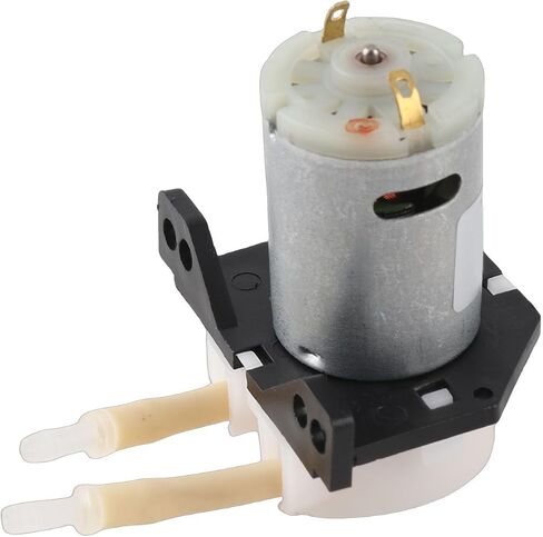 مضخة الجرعات التمعجية DC12V معدل تدفق قابل للتعديل تشغيل صامت مضخة مياه منخفضة الضوضاء لحوض السمك مختبر نقل السوائل الصيدلانية حجم أنبوب 3 مم in Kuwait