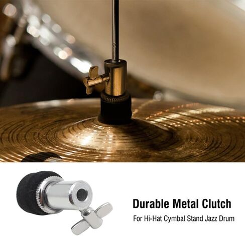 Hi-Hat Clutch,Durable Steel with 6mm Hole - Drum Accessory,Secure Locking Mechanism,for Standard Hi Hat Cymbal Stand in Kuwait