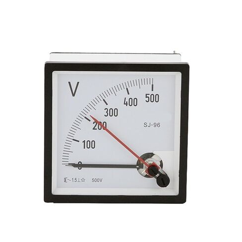 1Pcs CP-96 SJ-96 CZ-96 Double Needle AC 200V 250V 300V 400V 450V 500V 600V 750V Range Analog Voltmeter Gauge Panel Voltmeter(750V) in Kuwait