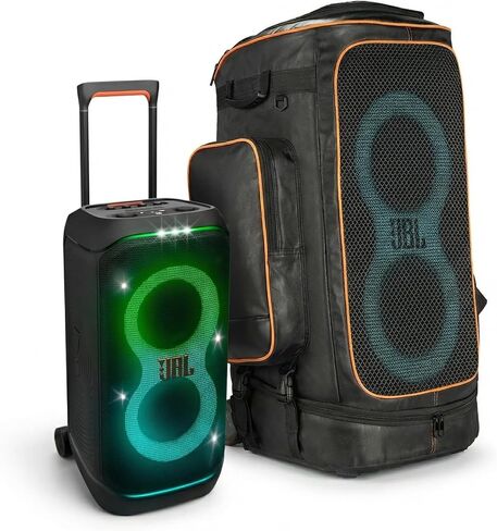 حقيبة ظهر JBL PartyBox Stage 320، حقيبة تخزين بغطاء غبار لمكبر الصوت المحمول تناسب JBL PartyBox 320، فتحة وصول للعجلة، مقاومة للماء والغبار (حقيبة فقط) in Kuwait