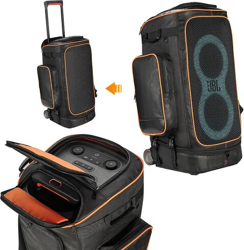 حقيبة ظهر JBL PartyBox Stage 320، حقيبة تخزين بغطاء غبار لمكبر الصوت المحمول تناسب JBL PartyBox 320، فتحة وصول للعجلة، مقاومة للماء والغبار (حقيبة فقط) in Kuwait