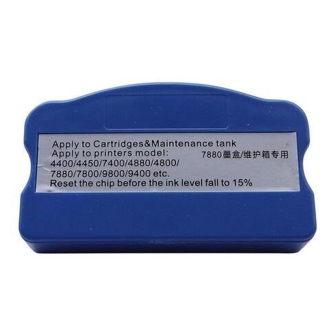 Chip Resetter for Epson Stylus Pro 4000 4800 4880 7600 7800 9600 9800 Ink Cartridges, Automatic Chip Reset Tool to Refill and Restore Full Ink Levels in Kuwait
