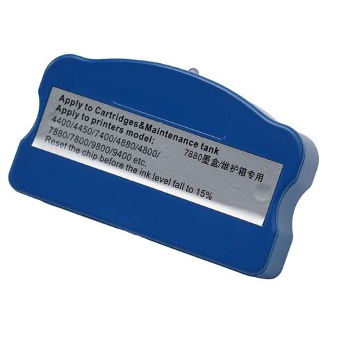 Chip Resetter for Epson Stylus Pro 4000 4800 4880 7600 7800 9600 9800 Ink Cartridges, Automatic Chip Reset Tool to Refill and Restore Full Ink Levels in Kuwait