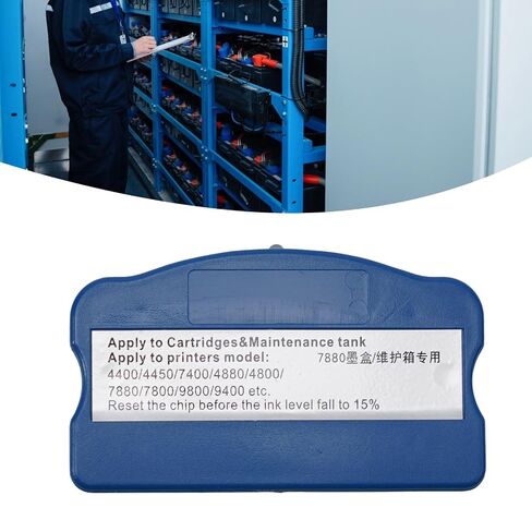 Chip Resetter for Epson Stylus Pro 4000 4800 4880 7600 7800 9600 9800 Ink Cartridges, Automatic Chip Reset Tool to Refill and Restore Full Ink Levels in Kuwait