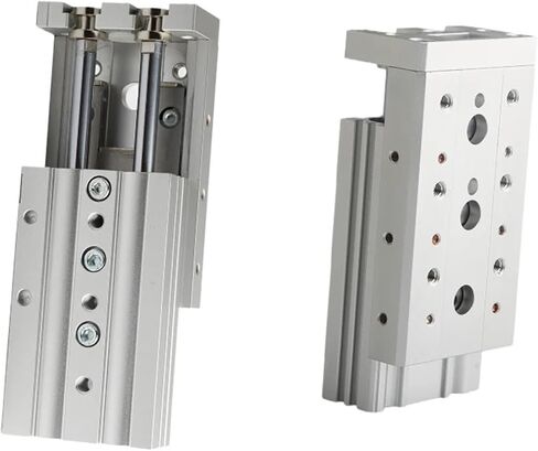 MXS8 Series Air Slide Table Pneumatic Cylinder Slide Rail Air Cylinder MXS8-10 MXS8-20 MXS8-30 MXS8-40 MXS8-50(MXS8-75) in Kuwait