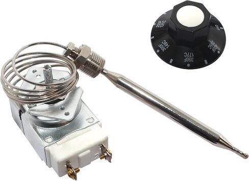 RX-2-24 Thermostat Replacement for Fryer 3/8" Mpt Stuff Box Compatible with Rx-2-24 Atosa 301030004, Robert Shaw 5300-402, Adcraft Deep Fryer 3/8" Mpt Stuff Box, Rx Series Millivolt Thermostat in Kuwait