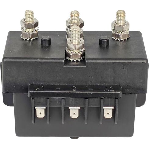 EZROAD 12V 6000W Quadrupole مرساة مرساة عكسية صندوق التحكم في الملف اللولبي متوافق مع نظام الرافعة الشوكية الكهربائية للقوارب البحرية 2 سلك ثنائي الاتجاه موصل المحرك ماكس الثقيلة AgCdO AgCuO in Kuwait