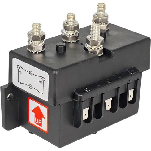 EZROAD 12V 6000W Quadrupole مرساة مرساة عكسية صندوق التحكم في الملف اللولبي متوافق مع نظام الرافعة الشوكية الكهربائية للقوارب البحرية 2 سلك ثنائي الاتجاه موصل المحرك ماكس الثقيلة AgCdO AgCuO in Kuwait