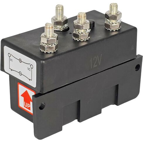 EZROAD 12V 6000W Quadrupole مرساة مرساة عكسية صندوق التحكم في الملف اللولبي متوافق مع نظام الرافعة الشوكية الكهربائية للقوارب البحرية 2 سلك ثنائي الاتجاه موصل المحرك ماكس الثقيلة AgCdO AgCuO in Kuwait