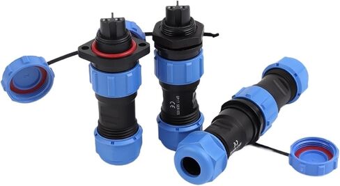 LP/SP17 Wire Connector Solderless Socket Nut/Flange/ 2/3/4 Pin(Flange Type,1 SET_3P) in Kuwait