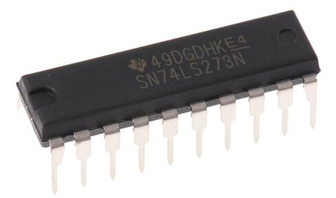 SN74LS273N قلاب متآلف ذو حافة إيجابية من النوع D، منطق TTL، مدخل واضح مباشر DIP-20 IC صديق للوحة التجارب (حزمة من 10 ICS) in Kuwait