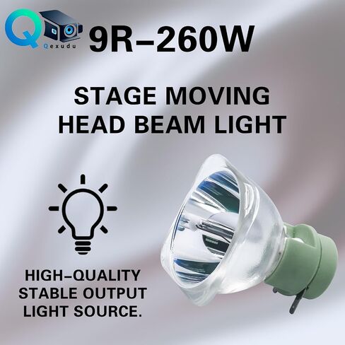 لمبة استبدال الضوء الرأسي المتحرك 9R 260W - متوافقة مع تركيبات 9R 260W، مثالية للحفلات الموسيقية وحفلات الزفاف والحانات والمزيد in Kuwait