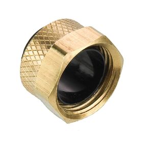 Parker Hannifin 61P-4-pk20 Poly-Tite Nut and Sleeve Assembly Fitting, Plastic, 1/4" Tube Size, 3/8-24 Straight Thread, Brass (Pack of 20) in Saudi Arabia