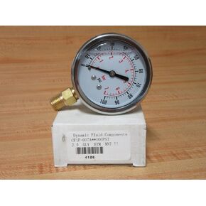 CF1P-007A 100 رطل لكل بوصة مربعة، 2-1/2 بوصة، سلسلة CF، مملوء بالغليسيرين، مقياس الضغط، نمط STEM in Kuwait