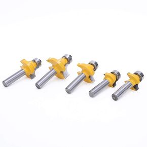 8mm Shank Round Over Router Bit, with YG8 Alloy Cutter for Wood MDF Particleboard Corner Milling in Kuwait