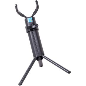 VOSAREA Portable Alto Saxophone Stand Black Folding Saxophone Bracket with Blue Case, Desktop Instrument Holder for Alto Sax Storage and Display in Kuwait